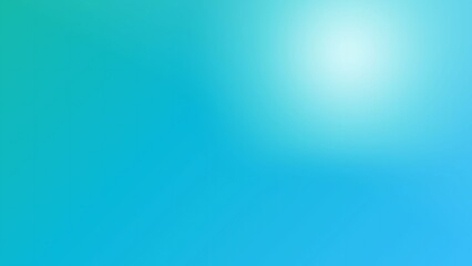 Obraz premium Vibrant blue and green gradient background with bright light