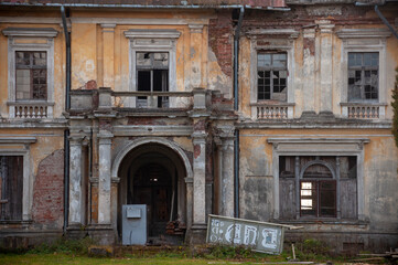 Abandoned Historic Palace in Eastern Europe