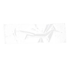 Fototapeta premium Clear Duct Tape Piece. Adhesive Plastic Stripe Texture. Realistic Torn Masking Tape Strip on Transparent Background. Poster Design Overlay Element.
