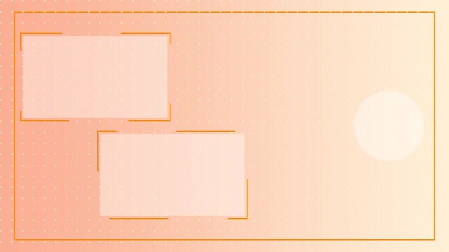 シームレスに切り替え可能なエンドカード（オレンジ）