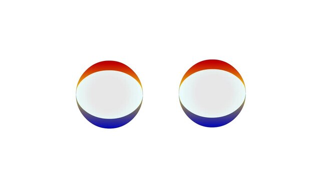 Soft Abstract Bubbles Multiplying Seamless Loop Animation, Bubble Division Loop Animation on Light Background, Minimal Bubble Growth, Circles, Bubbles, Split, Division, Multiplying, Duplication