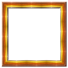 Warm toned multi layered frame transparent background