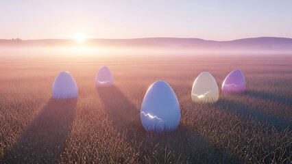 Easter monday egg decorating and spring traditions