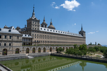 Fototapeta premium El Escorial Exterior Walkway and Facade