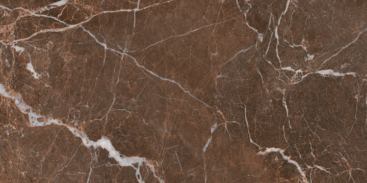 Dark color marble texture, emperador marble surface background.Brown marble background