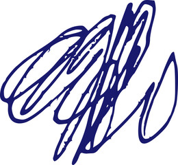 Hand-drawn pen scribbles and doodles create chaotic texture with tangled circles, random squiggles, messy sketch lines, and expressive marker strokes on white background.