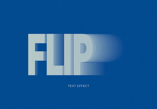 Flip Text Effect
