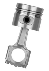 Car engine piston isolated object