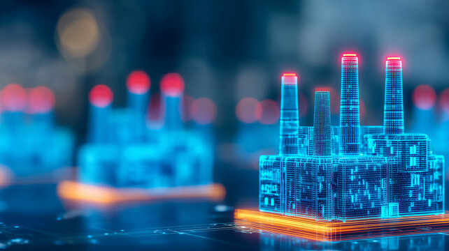 Holographic factory digital twin model for smart manufacturing management