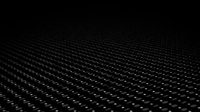 white color glowing big data transfer binary code hi tech design black technology 3D background