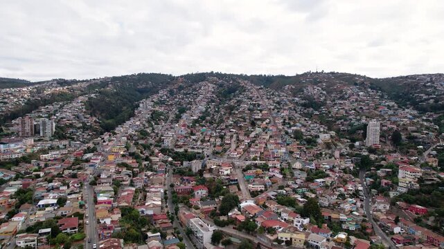 Valparaiso Chile Drone 4K Southamerica