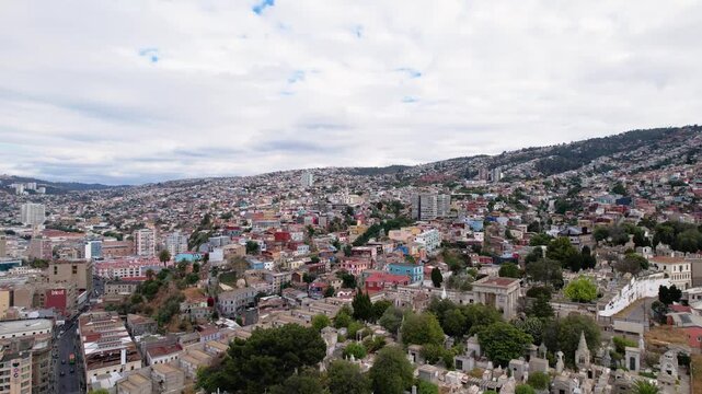 Valparaiso Chile Drone 4K Southamerica