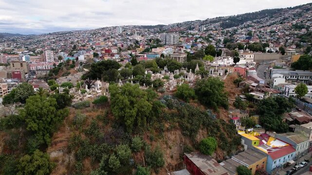 Valparaiso Chile Drone 4K Southamerica