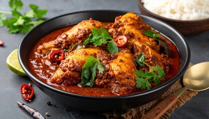 Fototapeta premium Südindisches Chettinad Chicken