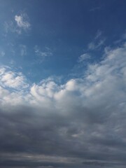 Sweeping aerial vista reveals a captivating interplay of light and evolving atmospheric layers