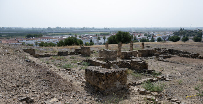 Roman House Foundations at Italica Archaeological Site