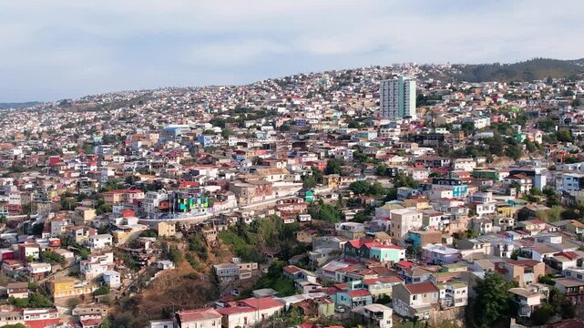 Valparaiso Chile Drone 4K Southamerica