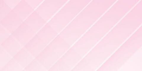 Fototapeta premium Abstract pink background. Pink modern shapes background for banner template.