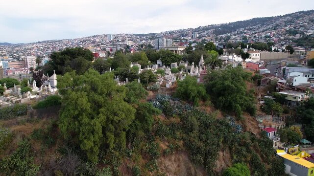 Valparaiso Chile Drone 4K Southamerica