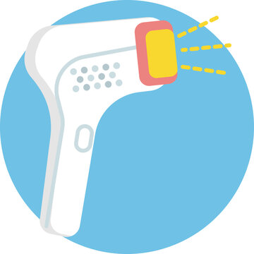 Represents a laser-based tool used to remove unwanted hair by targeting hair follicles with focused light.