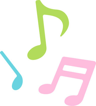 音符のアイコンのイラスト