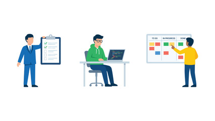 Project Management & Development: Planning, Coding, and Agile Task Tracking Workflow