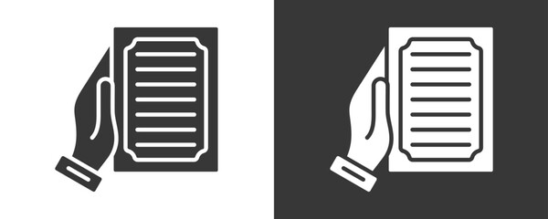 Certification Icon Set Vector Collection Isolated In Black And White
