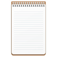 empty binder lines note illustration