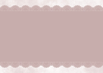 横長レース&times;もやもや(ピンク)