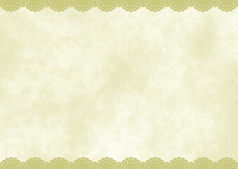 上下レース&times;もやもや(グリーン)