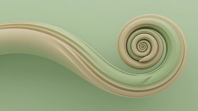 Decorative Scrollwork Design Element Closeup View.