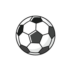 Classic Soccer Ball Illustration