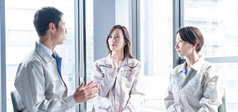 エンジニア　作業員　会話　雑談　相談