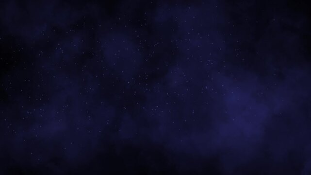 Abstract background with dark blue and black gradient and white specks