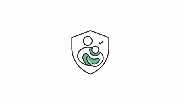 Shield with a family icon inside.