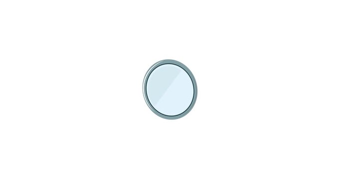 Elegant Wall Mirror with Gold Frame