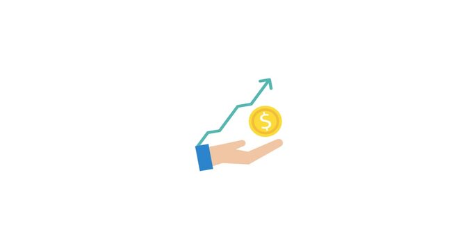 Bar Chart Showing Steady Investment Growth