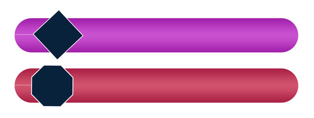 Modern Red & Yellow Lower Third Banner for News Broadcast, Professional TV News Lower Third Graphic with Gradient Design