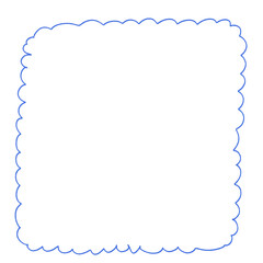 Obraz premium Simple frame hand drawn illustration