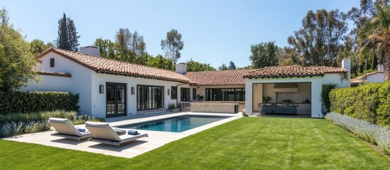 Stylish Patio Home with Pool and Outdoor Kitchen