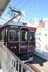 関西の日常風景　阪急電車