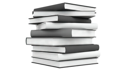 Stack of hardcover books