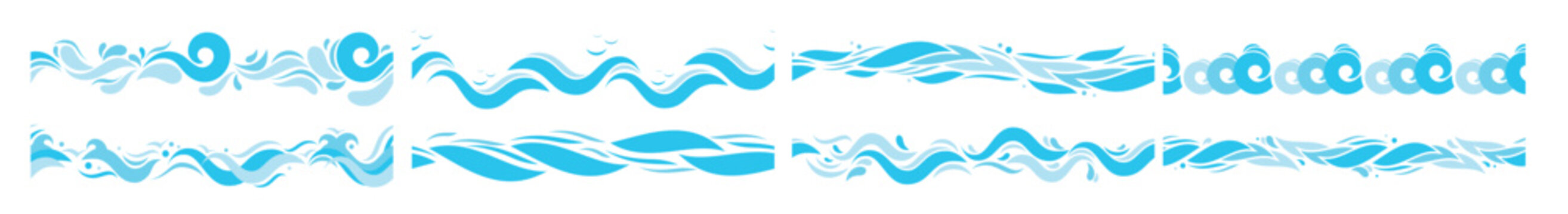 marine waves sea water wave swim pattern and horizontal