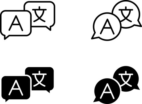 Language Translator Icons