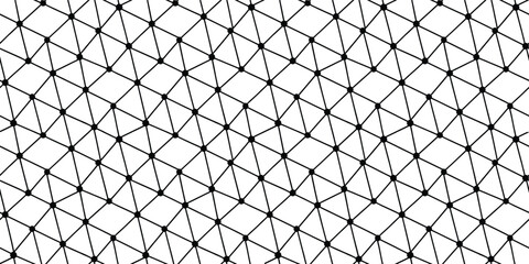 Seamless triangular geometric pattern with diagonal grid lines. Modern abstract repeat background ideal for wallpaper, textile, packaging, and surface design. Minimal monochrome texture for clean 