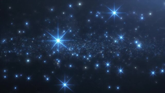 Bright Starry Night Sky Background