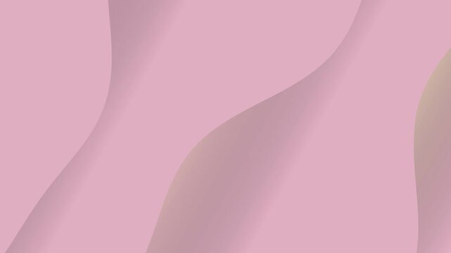 Soft Pink Wavy Abstract Layered Background Design.
