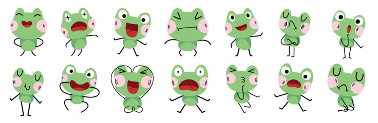  funny cute frog element