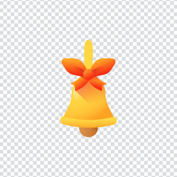 Classic Brass School Bell Icon