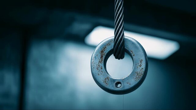 Industrial lifting hardware for safety training and equipment inspection